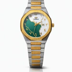 golden/white viokai watch